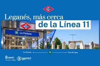 Ampliación de la Línea 11 de Metro mejorará la conexión entre Leganés y Madrid
