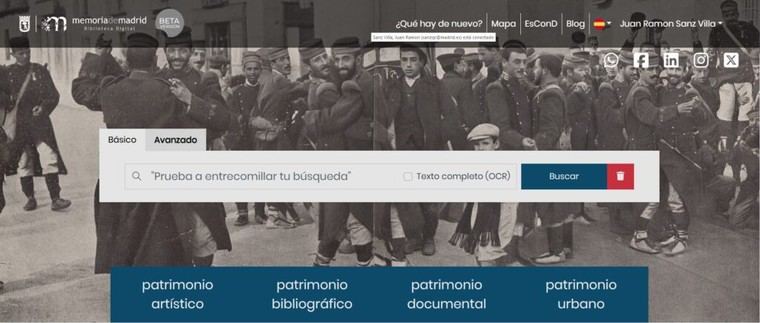 La Biblioteca Digital memoriademadrid lanza su nueva web para mejorar la preservación del patrimonio
