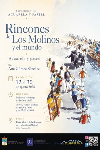 Exposición de acuarelas y pasteles en la Casa Museo Julio Escobar