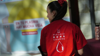 Maratón de donación de sangre y plasma en la Real Casa de Correos de Madrid