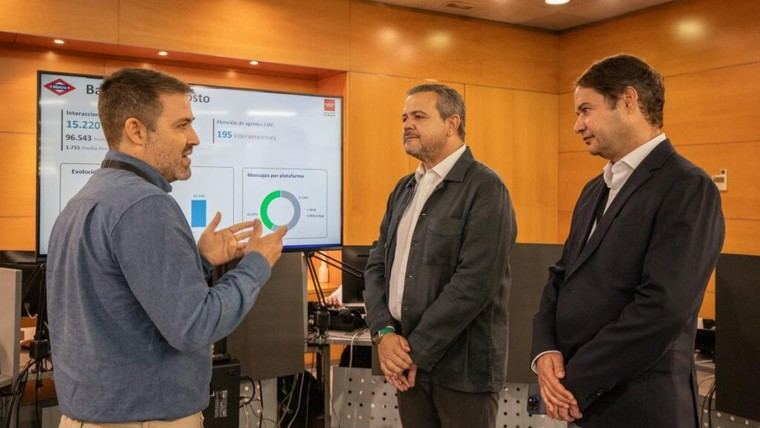 Más de 96.500 consultas atendidas en dos meses por el chatbot de Metro en Madrid