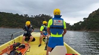 Dispositivo de verano del SUMMA 112 en el Pantano de San Juan para garantizar la seguridad acuática
