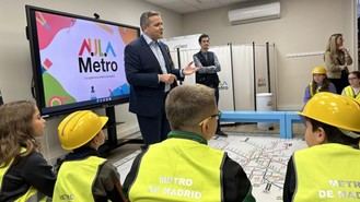 Más de 9.000 escolares aprenden a usar el Metro de forma responsable en Madrid, el doble que el año anterior