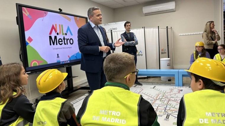 Más de 9.000 escolares aprenden a usar el Metro de forma responsable en Madrid, el doble que el año anterior