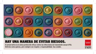 Nueva campaña en Madrid promueve el uso del preservativo entre jóvenes para prevenir ITS