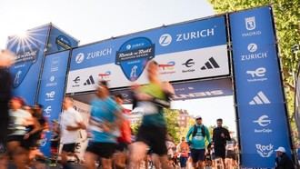 Cerca de 47.000 corredores participan en el 48º Maratón Zurich Rock ‘n’ Roll en Madrid