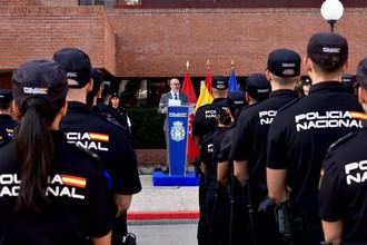 Madrid alcanza un récord de más de 14.500 policías nacionales en servicio