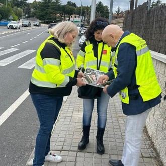 Mejoras en la M-608: Visita de la Dirección General de Carreteras a Moralzarzal