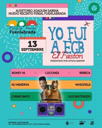 Entradas a precio reducido para el Festival 'Yo fui a EGB' en Fuenlabrada