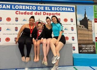 Éxito de la Escuela de Gimnasia Rítmica en la Copa ADS con sus primeras medallas