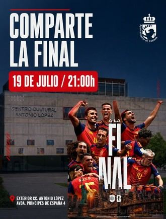 Pantalla gigante para ver la final del Mundial 2026 en el Centro Cultural Antonio López