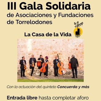 Gala Solidaria 'La Casa de la Vida' en el Teatro Bulevar el 16 de abril