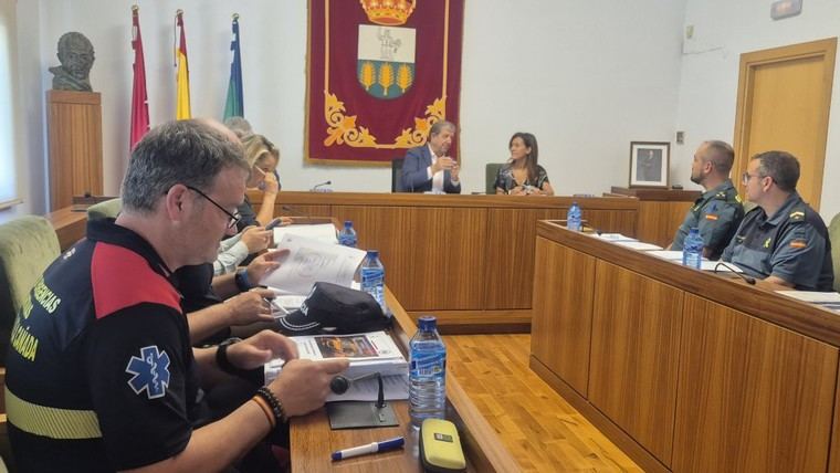 Preparativos de seguridad para las Fiestas Patronales en Villanueva de la Cañada