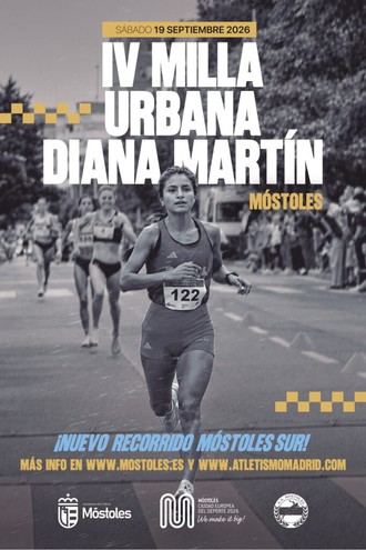 Nuevo recorrido para la Milla Urbana Diana Martín el 19 de septiembre