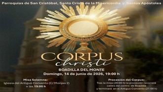 Procesión del Corpus Christi el domingo en el casco histórico