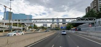 Rehabilitación de la pasarela peatonal al Hospital Ramón y Cajal afectará el acceso nocturno