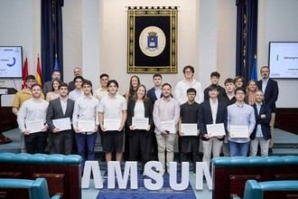 Graduación de alumnos del Samsung Innovation Campus en la UPM