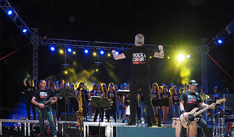 Rock Choir se presenta en Turín con un gran concierto de rock en octubre