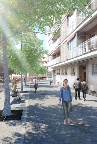 Finalizan las obras de peatonalización en la calle de Tenerife, Tetuán
