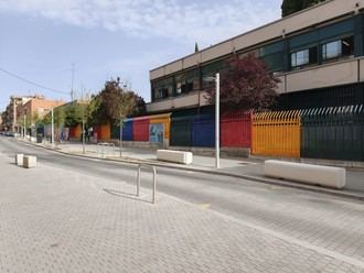 Finalizan las obras de mejora en el entorno del Colegio Agustina Díez en Puente de Vallecas
