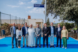 Inauguran calle en honor a la Orden de los Mercedarios Descalzos en Las Rozas