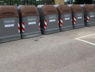 Nuevo contenedor marrón para la recogida de residuos orgánicos en Las Rozas