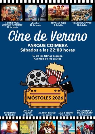 Cine de Verano: Proyecciones familiares gratuitas todos los sábados de junio a agosto
