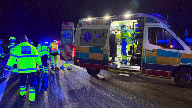 Un muerto y cinco heridos en un accidente múltiple en Villarejo de Salvanes