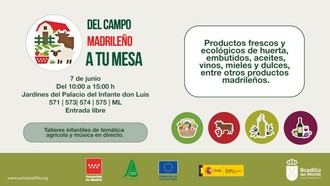 Mercado agrícola y talleres en los jardines del Palacio este domingo