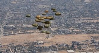 La ayuda humanitaria aérea en Gaza es insuficiente y simbólica, según Izquierda Unida