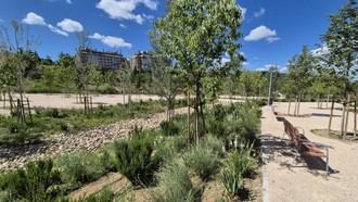 Inauguran nueva zona verde de 25.300 m2 en Peñagrande, Madrid