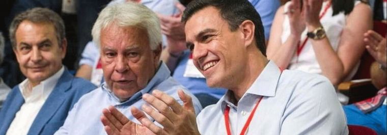 La guerra de las rosas de Felipe y ZP por influir en Sánchez