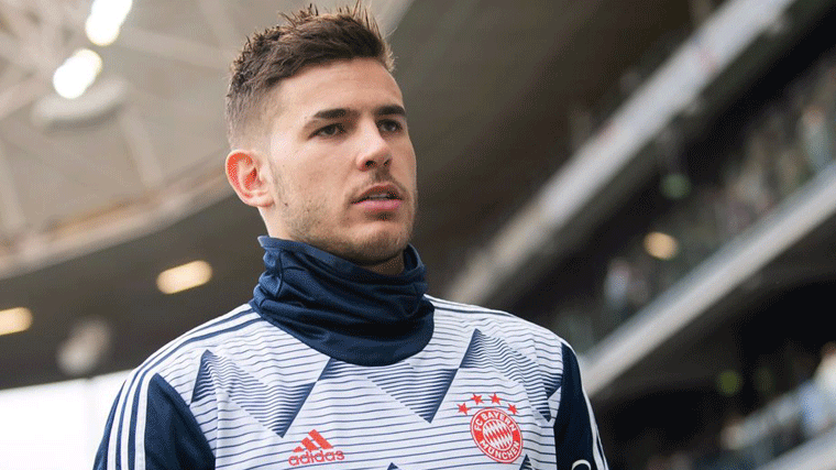 El defensa Lucas Hernández recoge la orden de su ingreso en prisión