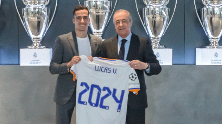 Lucas Vázquez renueva por el Madrid hasta el 30 de junio de 2024