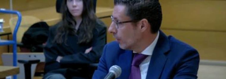 Luceño durante su declaración ante el juez