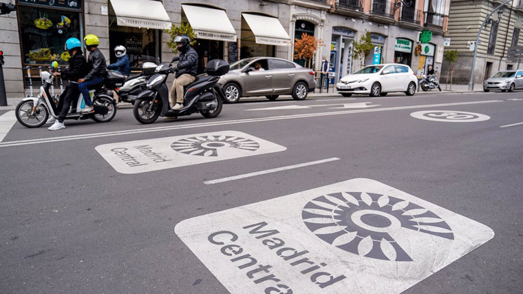 El Ayuntamiento paraliza de forma provisional la tramitación de multas de Madrid Central