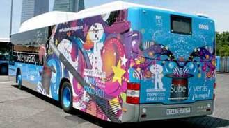 La EMT convierte cinco autobuses en galerias en movimiento con la iniciativa #MadridEsArte