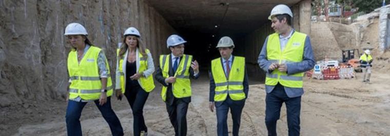 El Ayunamiento excava los 300 primeros metros de los 3,5 km del túnel de la A-5