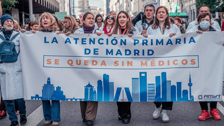Médicos y pediatras de AP retoman la huelga tras la fallida reunión con Sanidad