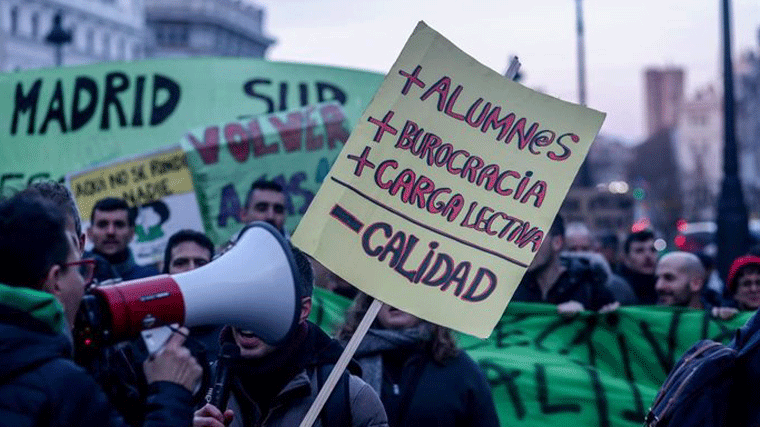 Madrid fija los servicios mínimos de la huelga en la educación pública
