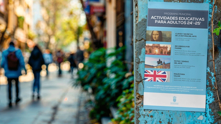 El plazo de inscripción para los cursos para adultos arranca el 8 de enero