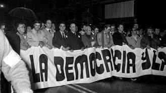 Declarado Lugar Inmaterial de Memoria Democrática las manifestaciones tras el 23-F
