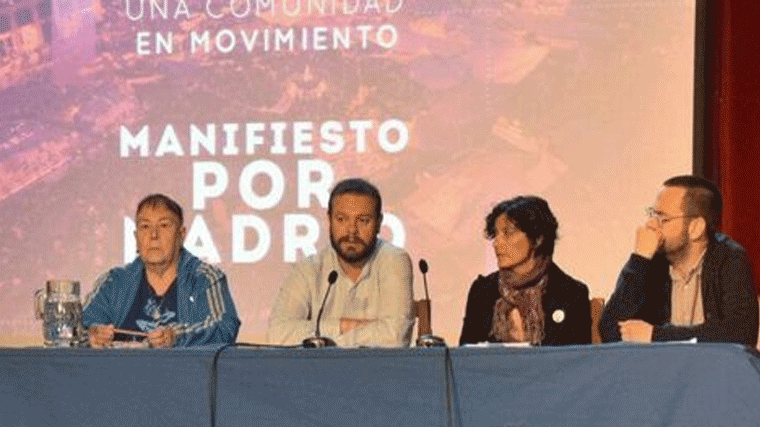 `Manifiesto por Madrid´, candidatura a la Comunidad tipo Ahora Madrid