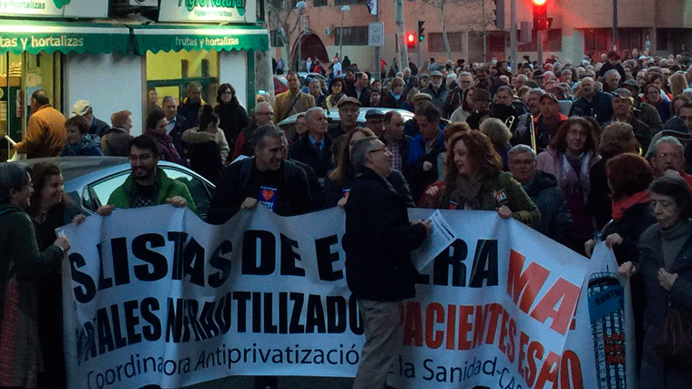 Organizaciones de Vallecas, marcha para exigir a la Comunidad que refuerce la sanidad pública