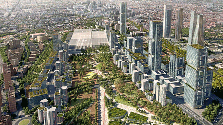 Madrid sumará un nuevo distrito, el 22, de carácter financiero entre las Cinco Torres y Madrid Norte