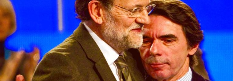 Con el miedo a Vox Casado consigue unir a Rajoy y Aznar