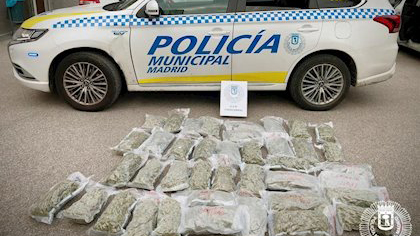 Requisan 21 kg de marihuana con la incripción `Coronavirus´ tras una persecuciòn policial