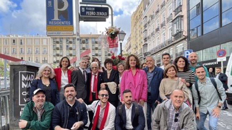 Maroto, Marlaska y Antonelli recuerdan a Zerolo en la plaza que lleva su nombre a los 8 años de su muerte