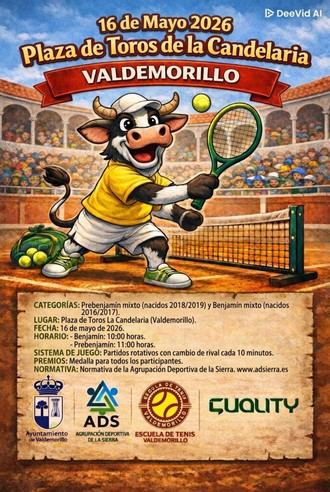 Encuentro de Minitenis con más de 70 participantes en la Plaza de Toros