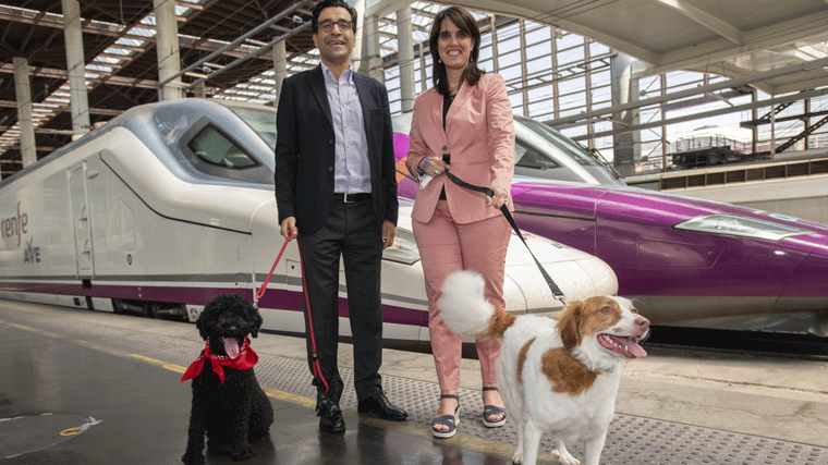 Los trenes de Avlo de Renfe admitirán mascotas de hasta 10 kg por 10 euros